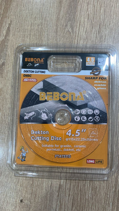 Disque de coupe Dekton BEBONA – 4,5 pouces (115 mm)