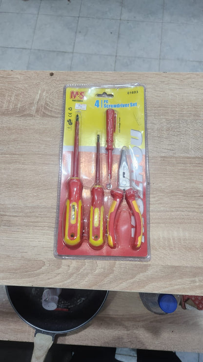 Set d’électricien 4 pièces