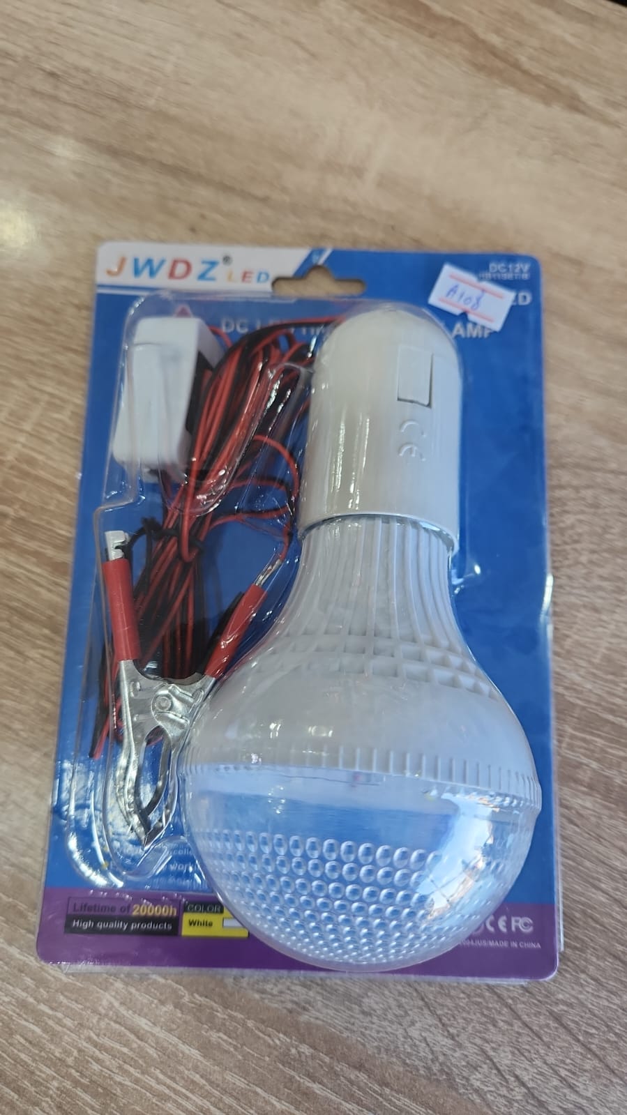 Ampoule LED DC 12V avec Pinces Crocodiles