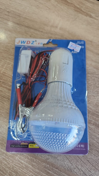 Ampoule LED DC 12V avec Pinces Crocodiles