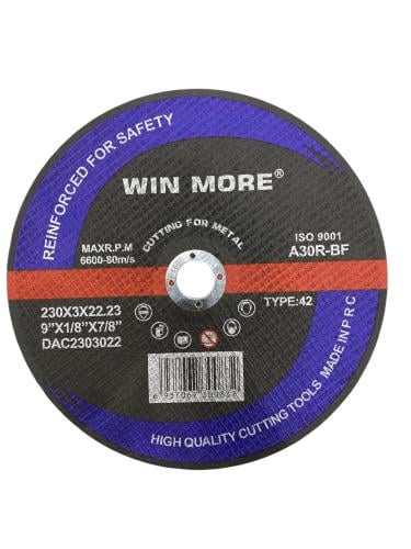 Disque à Meuler pour Métal WIN MORE (115mm)