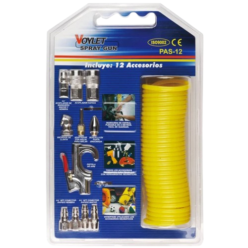 Kit Accessoires Pneumatiques VOYLET – Tuyau + Raccords + Soufflette