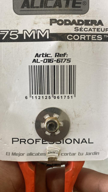 Sécateur Professionnel ALICATE 175 MM - AL-016-6175