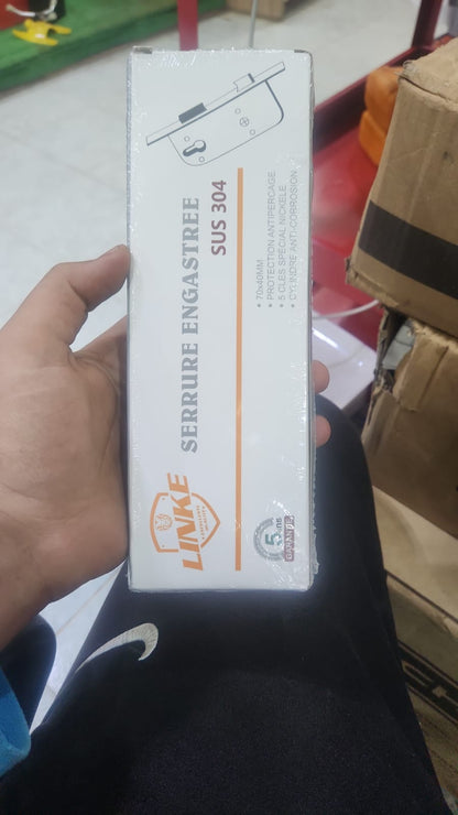 Serrure Encastrée LINKE SUS 304 - Acier Inoxydable