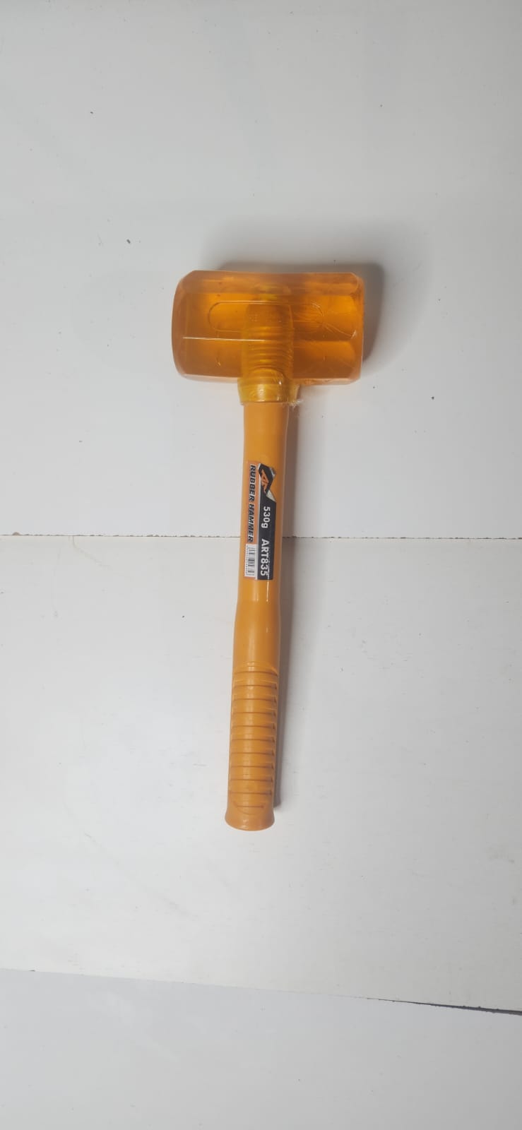 Marteau en Plastique Orange - Outil de Frappe Non-Marquant