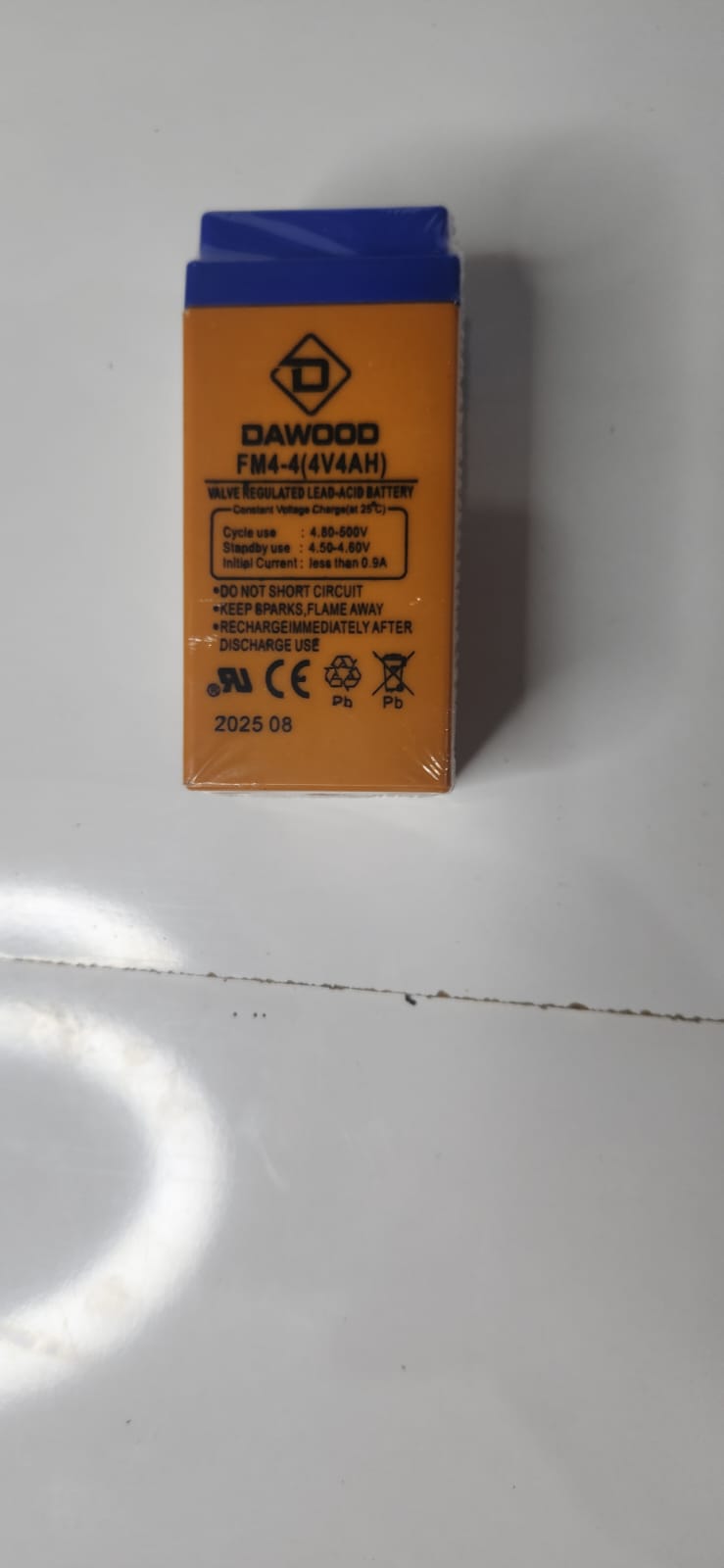 Batterie DAWOOD FM4-4(4VAAH) - Batterie Plomb-Acide Régulée par Valve