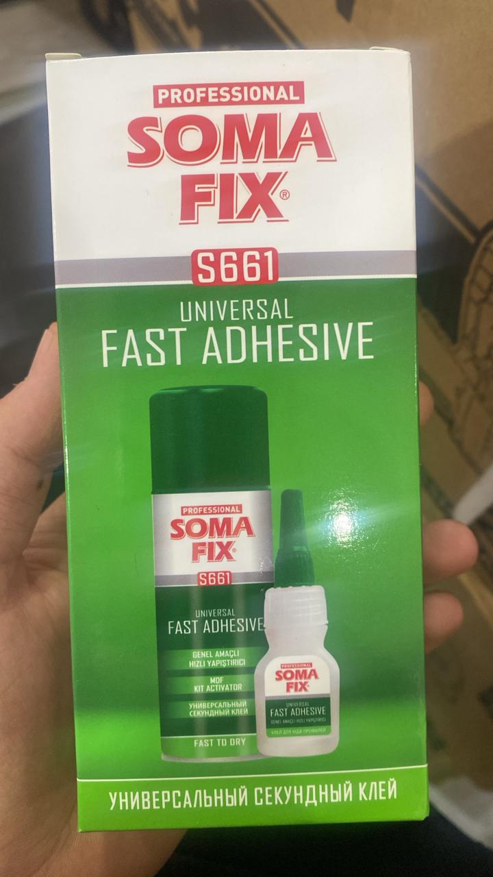 SOMAFIX S661 — Colle Rapide Universelle + Activateur MDF | Kit 100ml + 25g
