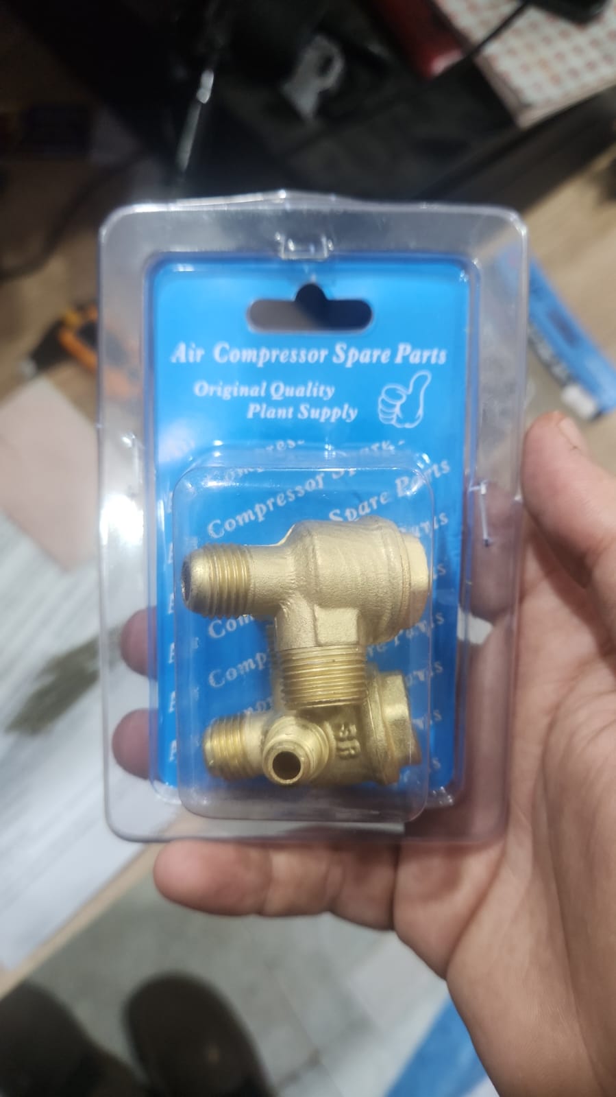 Clapet Anti-Retour Laiton pour Compresseur d'Air + Bouchon de Purge