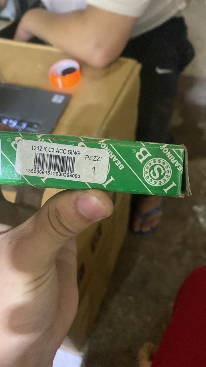 Roulement à billes à rotule ISB 1212 K C3 — Alésage conique