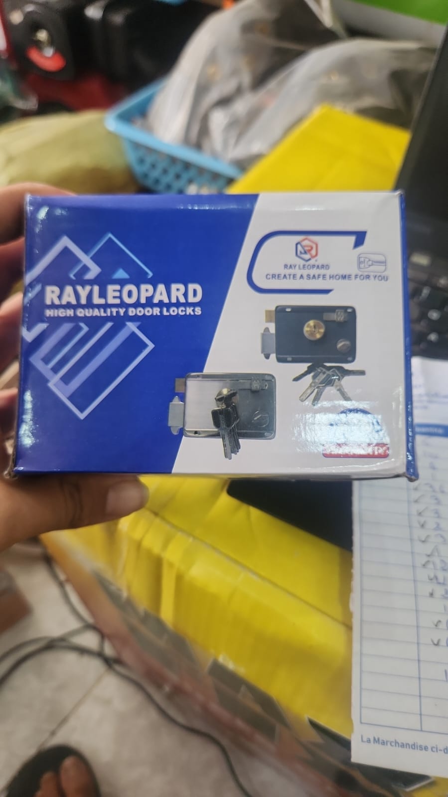 Serrure Rayleopard – boîte packaging