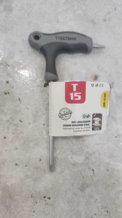 Clé Torx à poignée en T