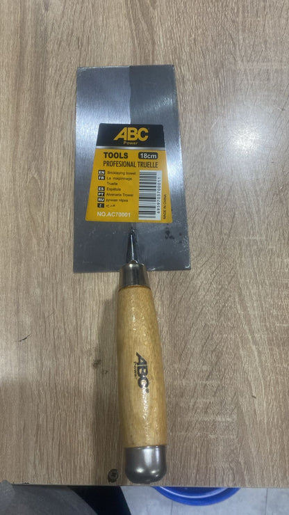 Truelle de Maçonnage Professionnelle ABC Power - 18cm