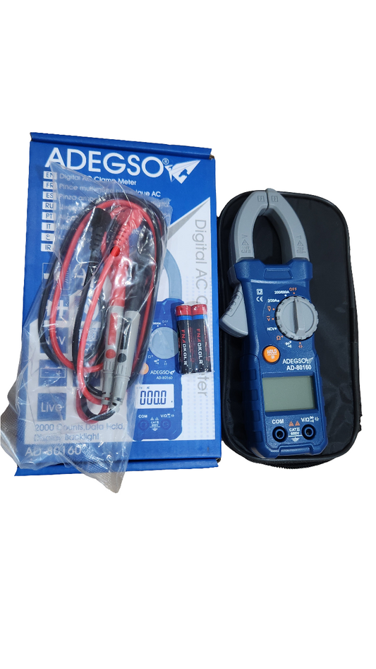 مقياس متعدد رقمي بمشبك تيار متردد من ADEGSO