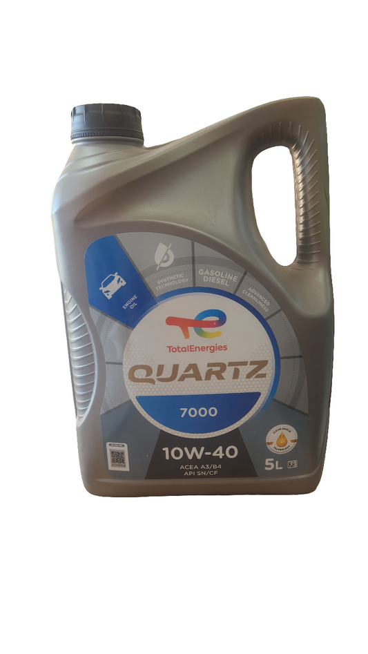 Huile moteur Total Quartz 7000 10W-40 – 5L