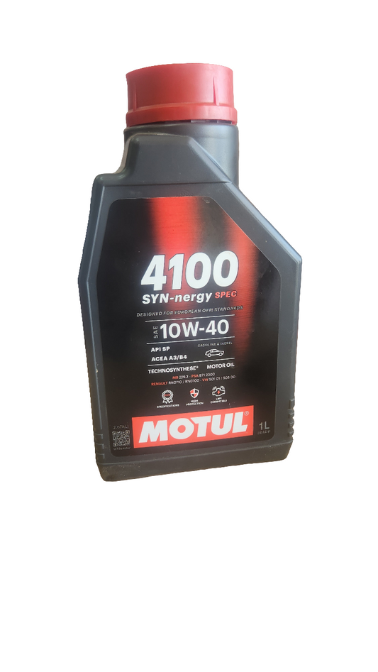 Huile moteur MOTUL 4100 SYN-nergy 10W-40 – 1L