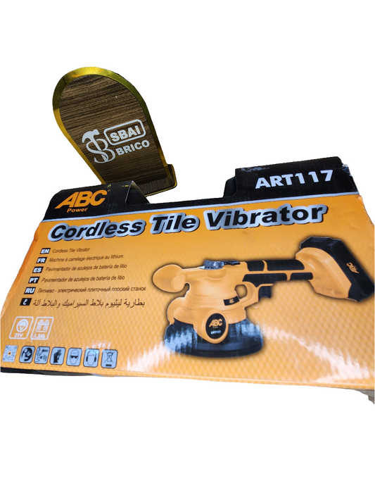 Vibreur à carrelage sans fil ABC Power – 21V, batterie 1.5Ah (ART117)
