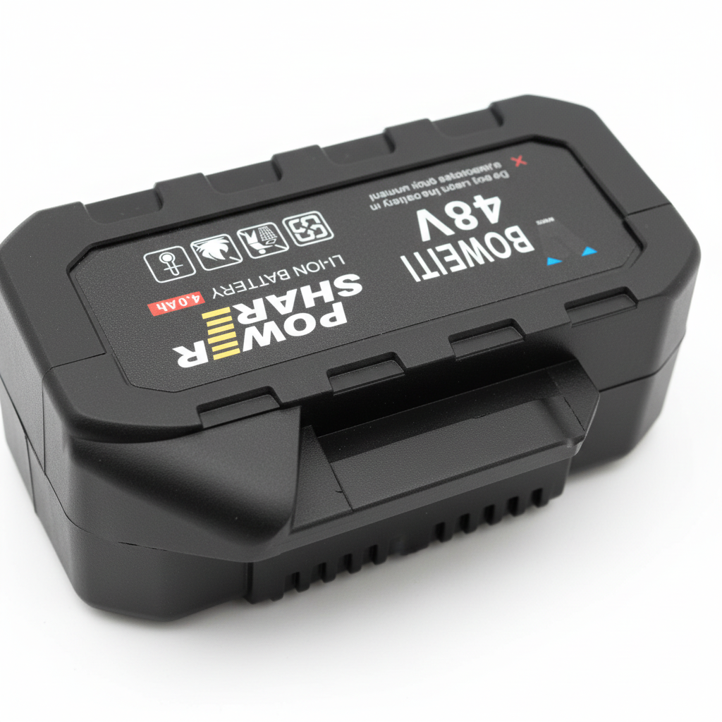 Tronçonneuse Électrique Sans Fil BOWE II 48V - Kit Complet avec 2 Batteries