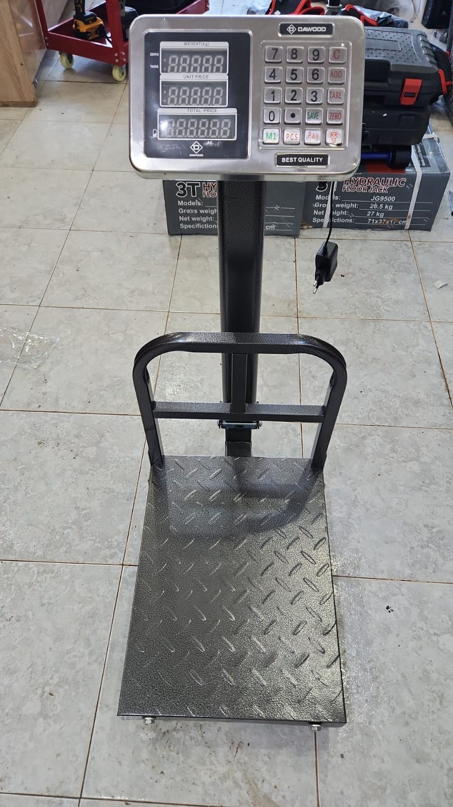 Balance électronique industrielle avec plateforme – Afficheur digital