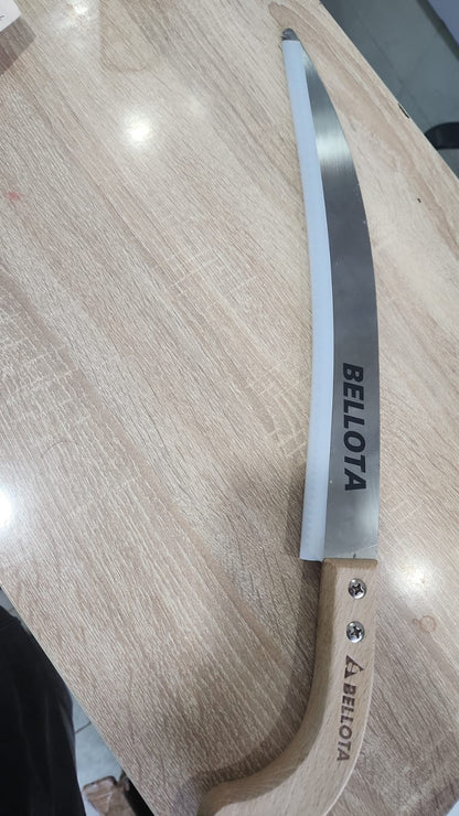 Scie d’Élagage Courbe BELLOTA avec Manche en Bois