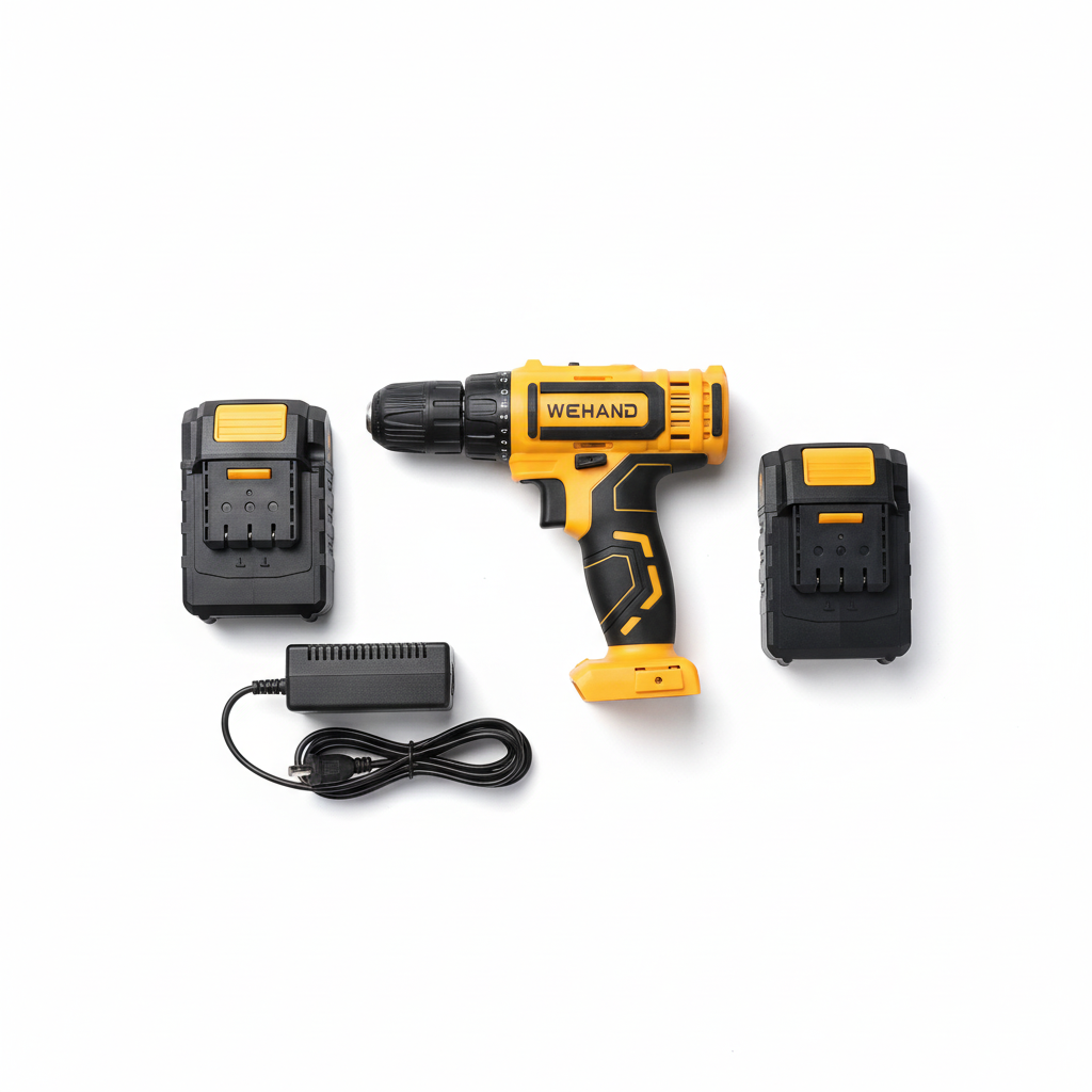 Perceuse-Visseuse Sans Fil WEHAND 18V - Kit Complet avec Batterie et Coffret