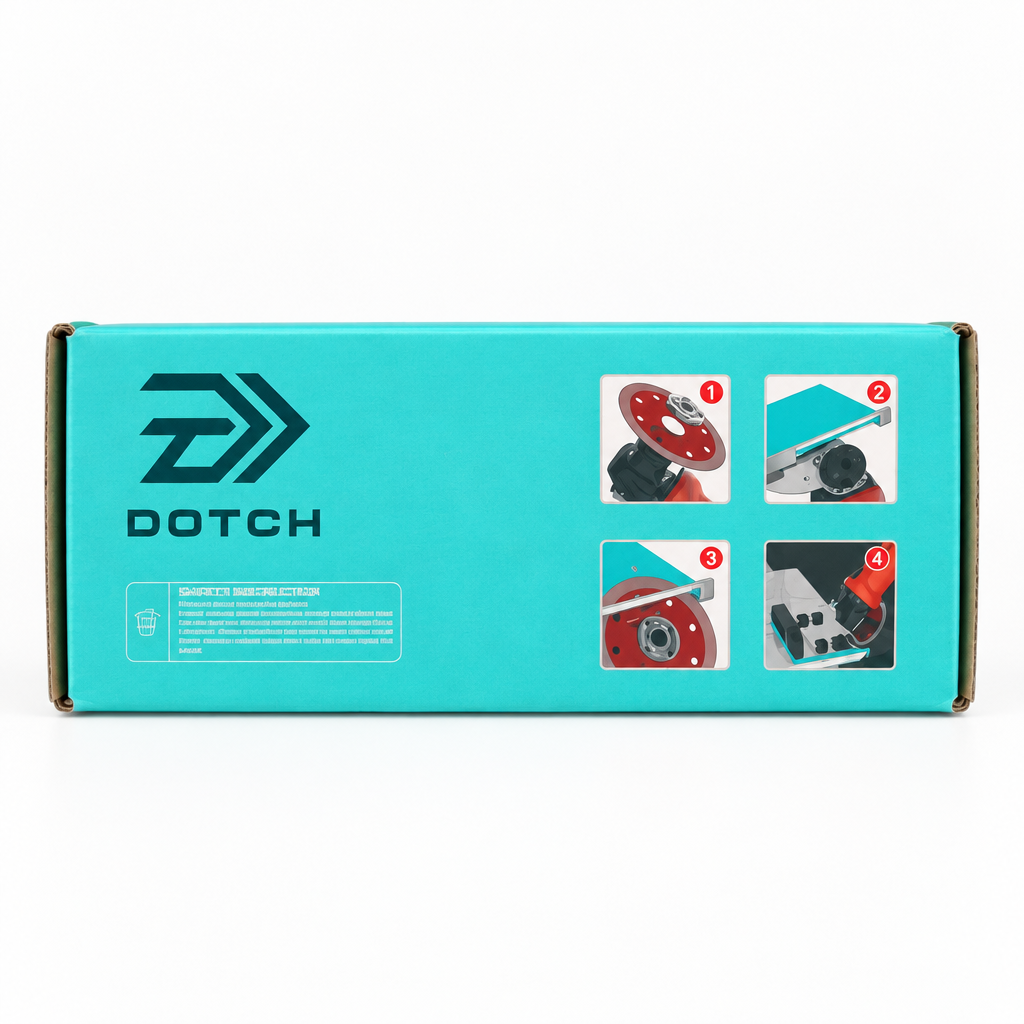 Détail du côté de l’emballage DOTCH