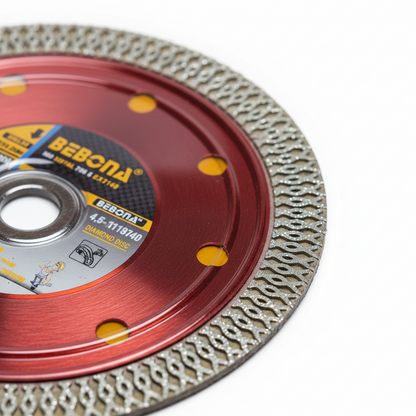 Disque diamant BEBONA Turbo 115 mm (4.5”) – Rouge