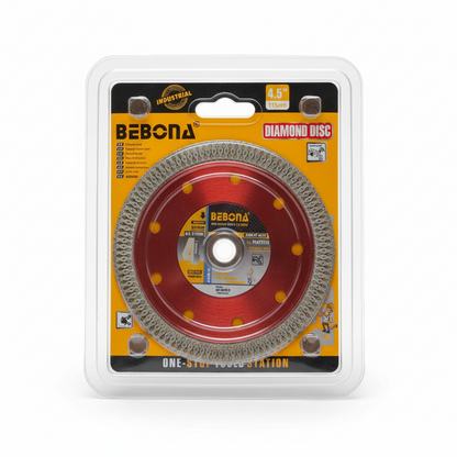 Disque diamant BEBONA Turbo 115 mm (4.5”) – Rouge