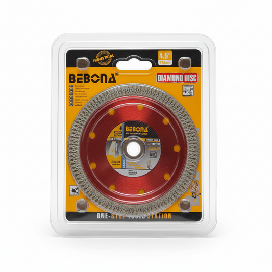 Disque diamant BEBONA Turbo 115 mm (4.5”) – Rouge