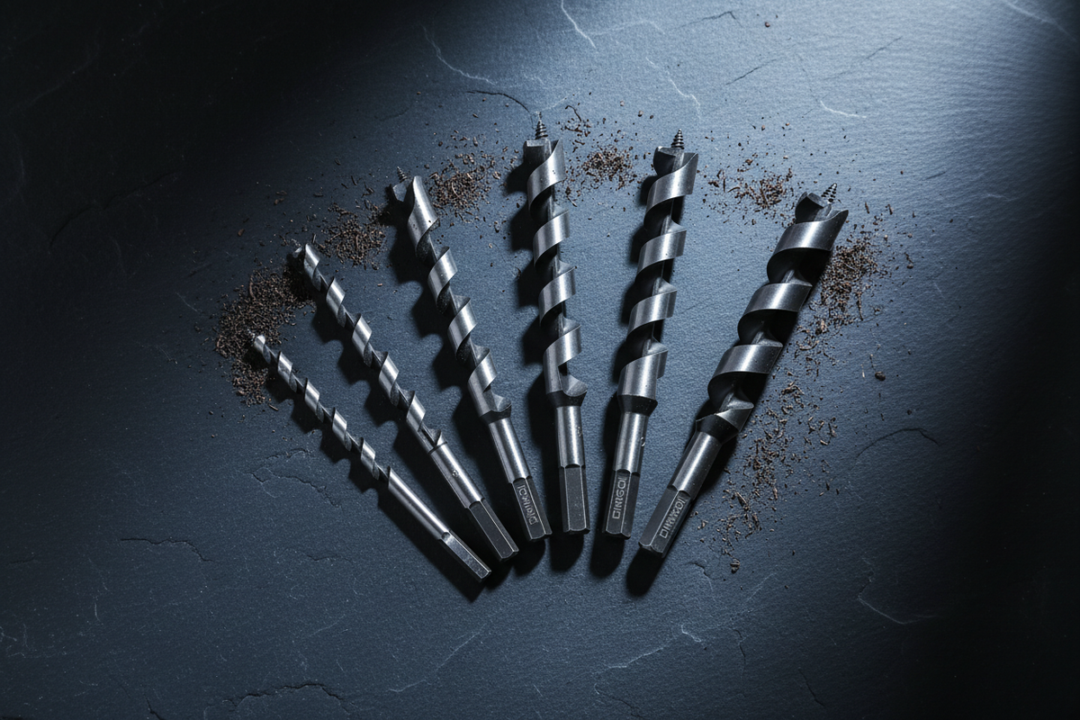 DINGQI Auger Bit - Fan Layout Dark Background