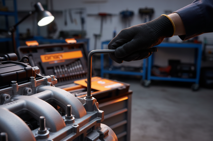 Clés Torx DingQi en action sur moteur