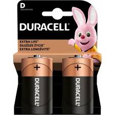 Piles Duracell D (LR20) - Pack de 2