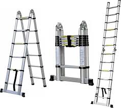Échelle Télescopique Double en Aluminium 4.4 m