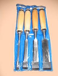 Set de 4 Ciseaux à Bois Professionnels