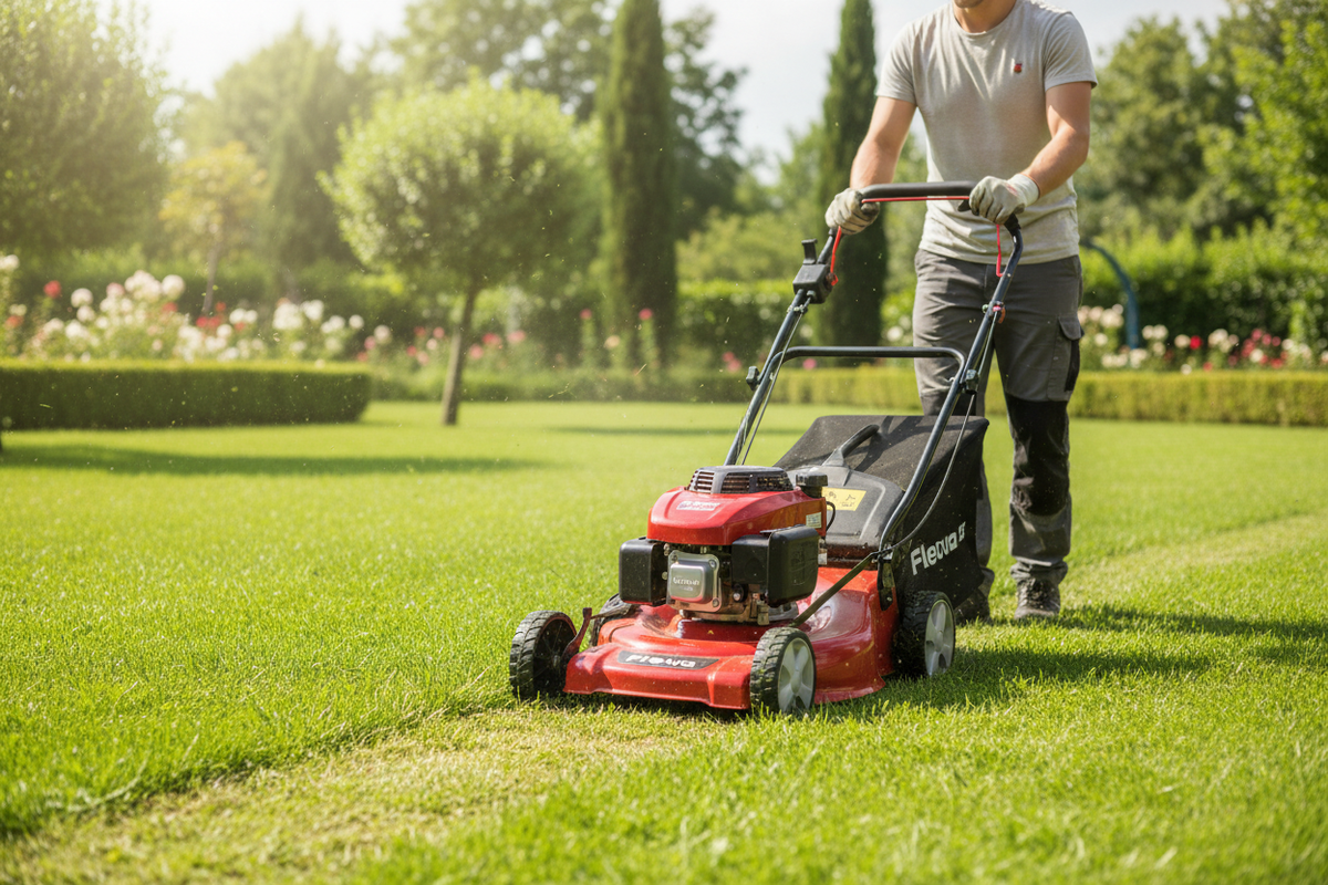 Fleuva 4.0HP - Action pelouse