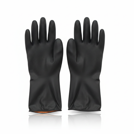 Gants à plat fond blanc