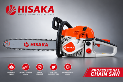 HISAKA Chainsaw - Side View Grey Background
