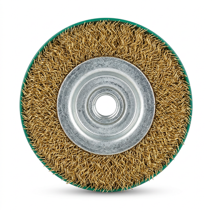 Brosse métallique boisseau VIKACO 4″ à fil ondulé – CO-CPH004
