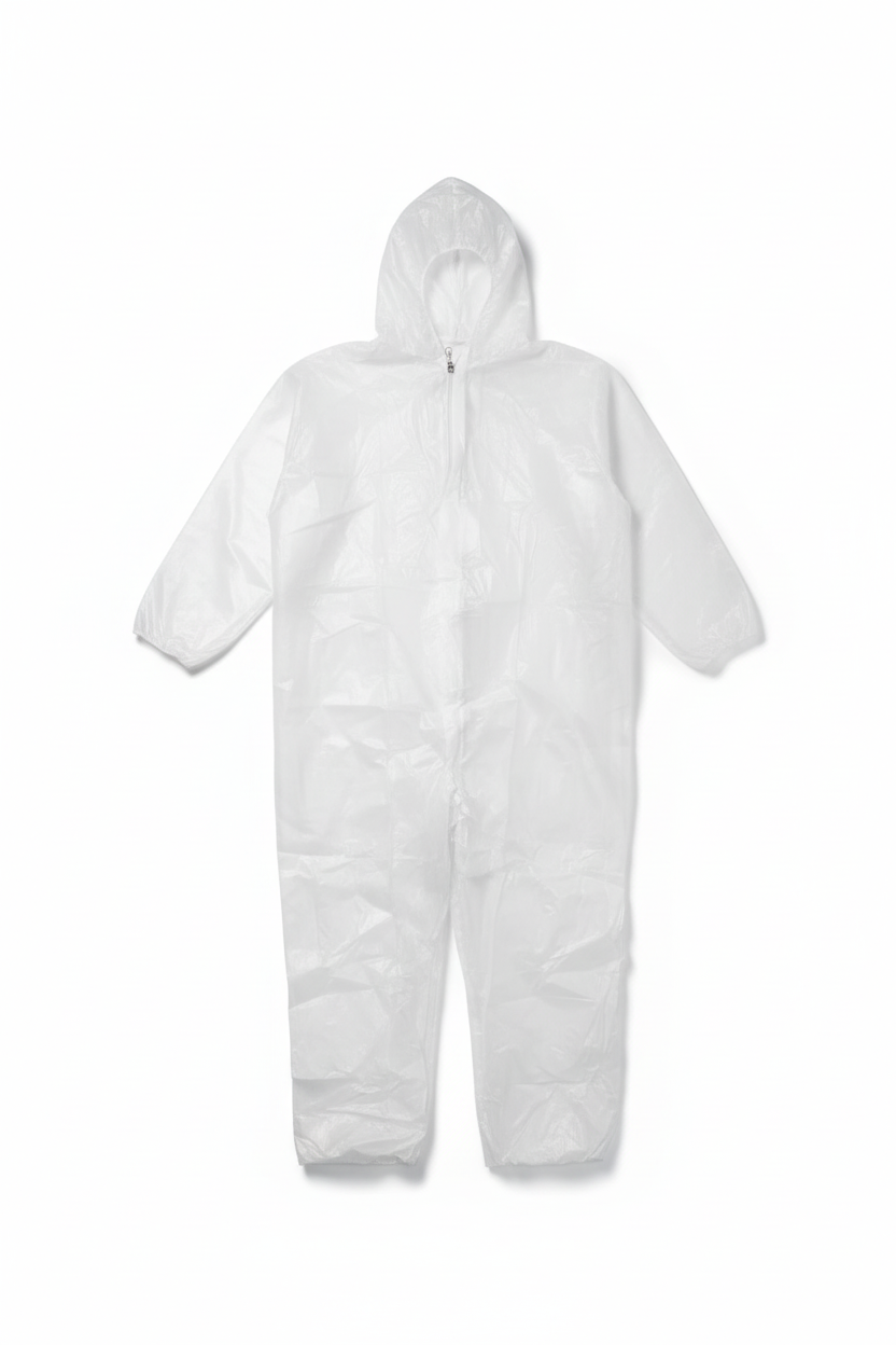 Combinaison de protection jetable - vue à plat professionnelle