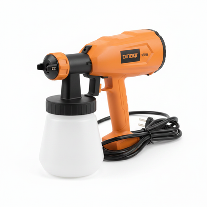 Pistolet de Peinture HVLP DingQi 350W – Pulvérisateur Électrique Professionnel