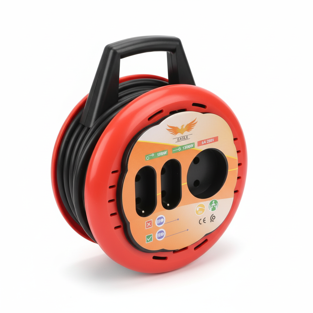 Enrouleur électrique vue trois-quarts