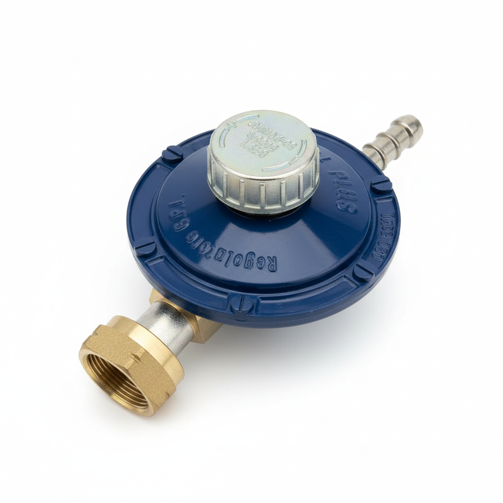 Régulateur de pression pour gaz - vue angle