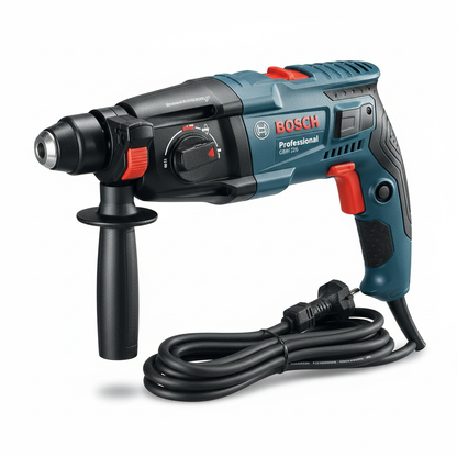 Vue angle avec poignée ergonomique Bosch GBH 2-26