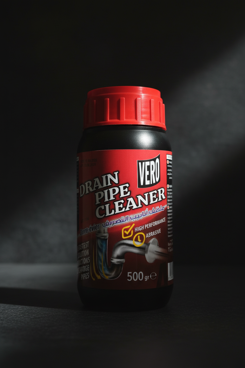 VERO Drain Pipe Cleaner 500g – Déboucheur Professionnel