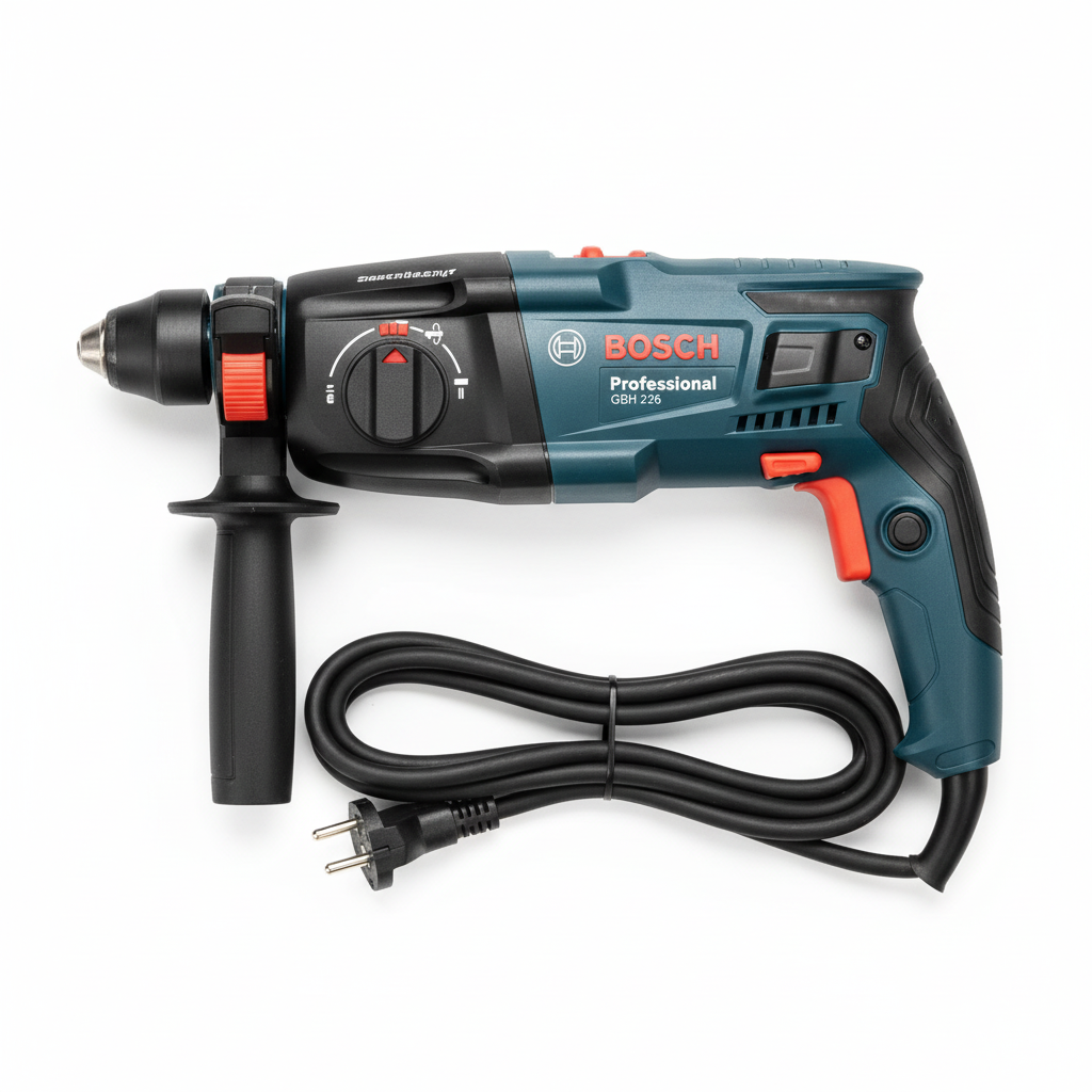 Vue du dessus du marteau perforateur Bosch GBH 2-26