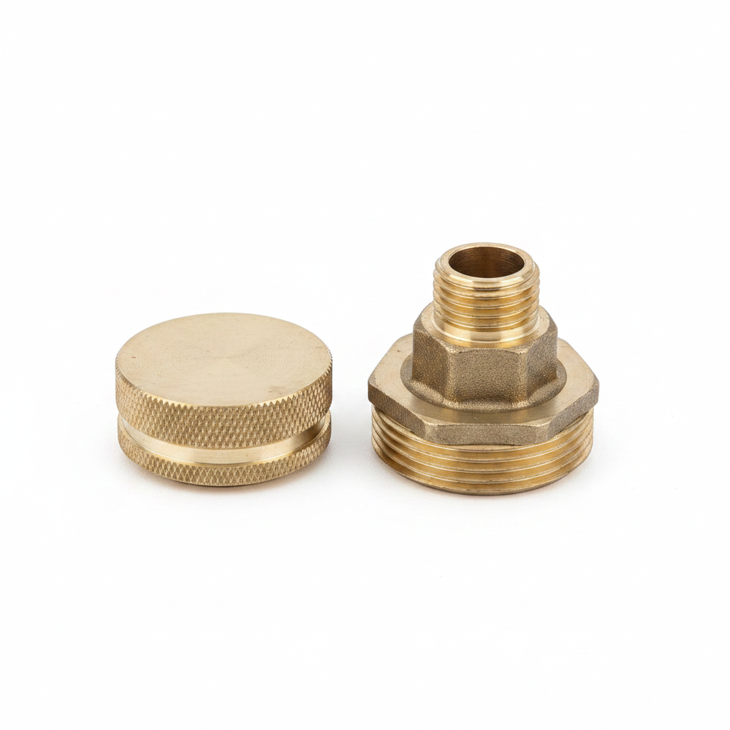 Raccord laiton fond blanc - photo produit