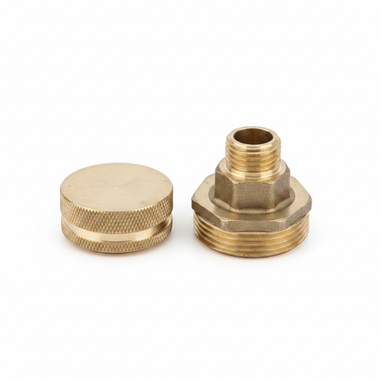 Raccord laiton fond blanc - photo produit