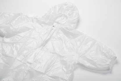 Combinaison de protection jetable - détails fermeture et élastiques