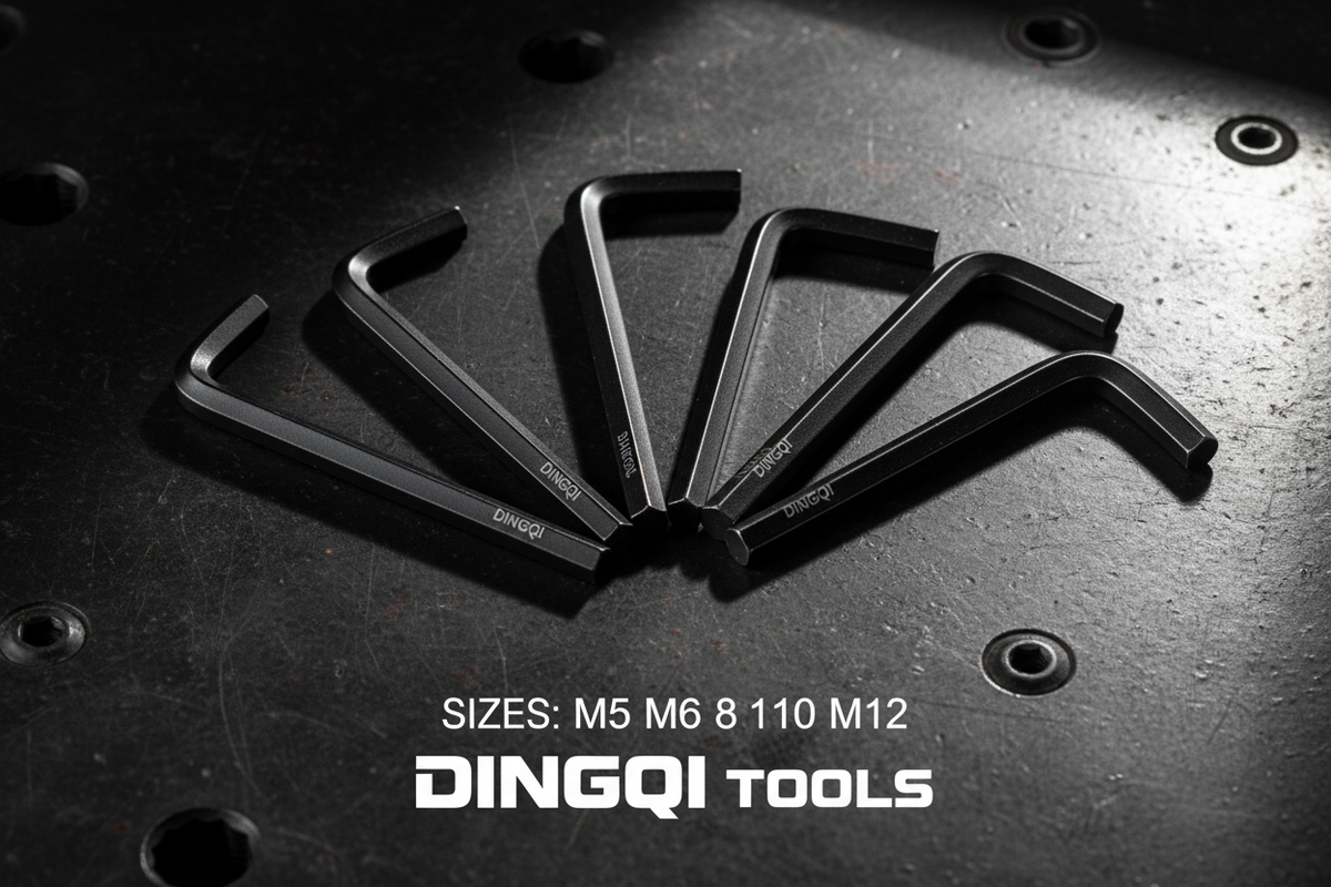Set 5 Clés Allen DINGQI – Fond industriel