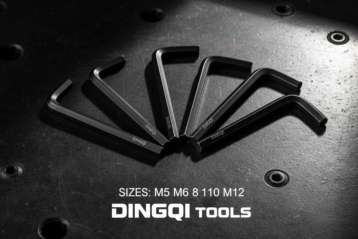 Set 5 Clés Allen DINGQI – Fond industriel