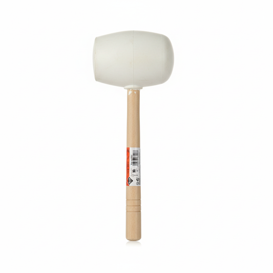 Marteau à tête caoutchouc blanc - Vue du dessus
